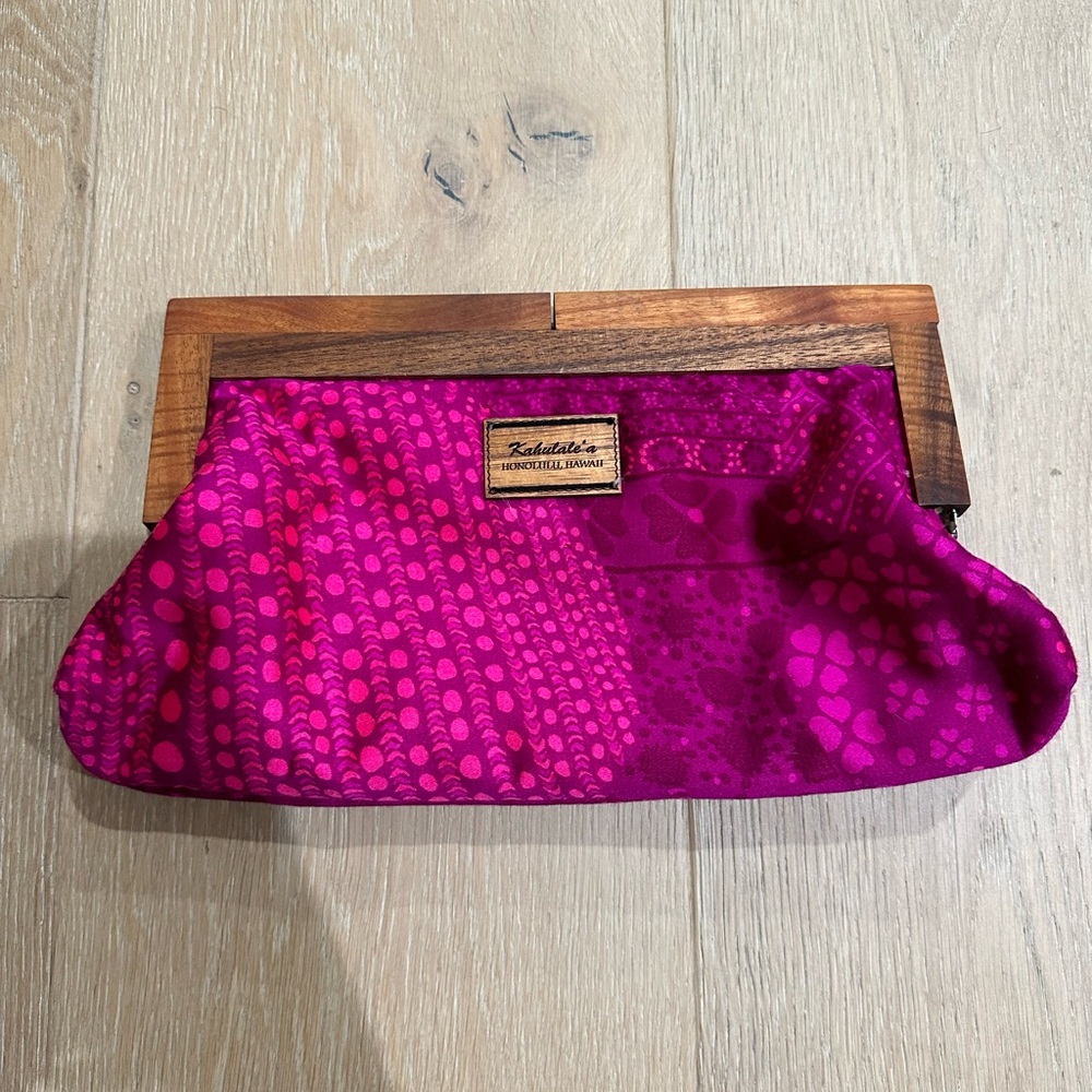 Kahulalea Koa Frame Clutch - Picture 1 of 7